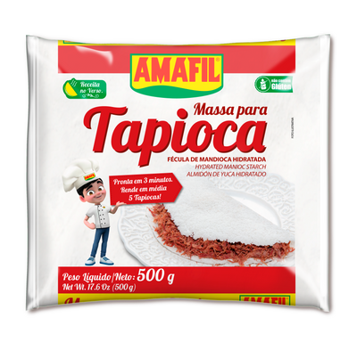 Massa para Tapioca Hidratada / Hydrated Tapioca 500g