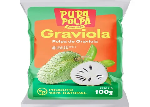 Graviola (Soursop) - Frozen Pulp (1 kg package)