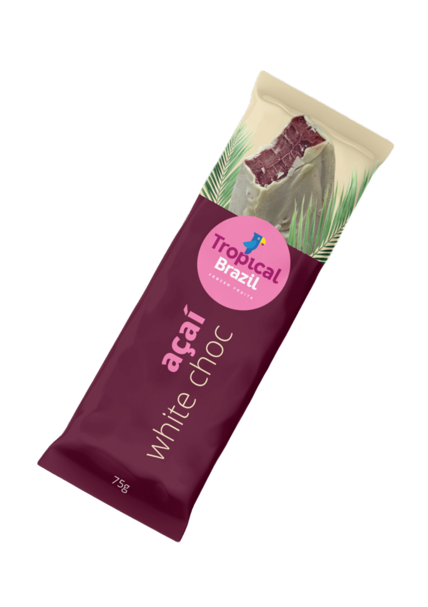 ACAI ICY POLE 75g (Dark or White Choc)